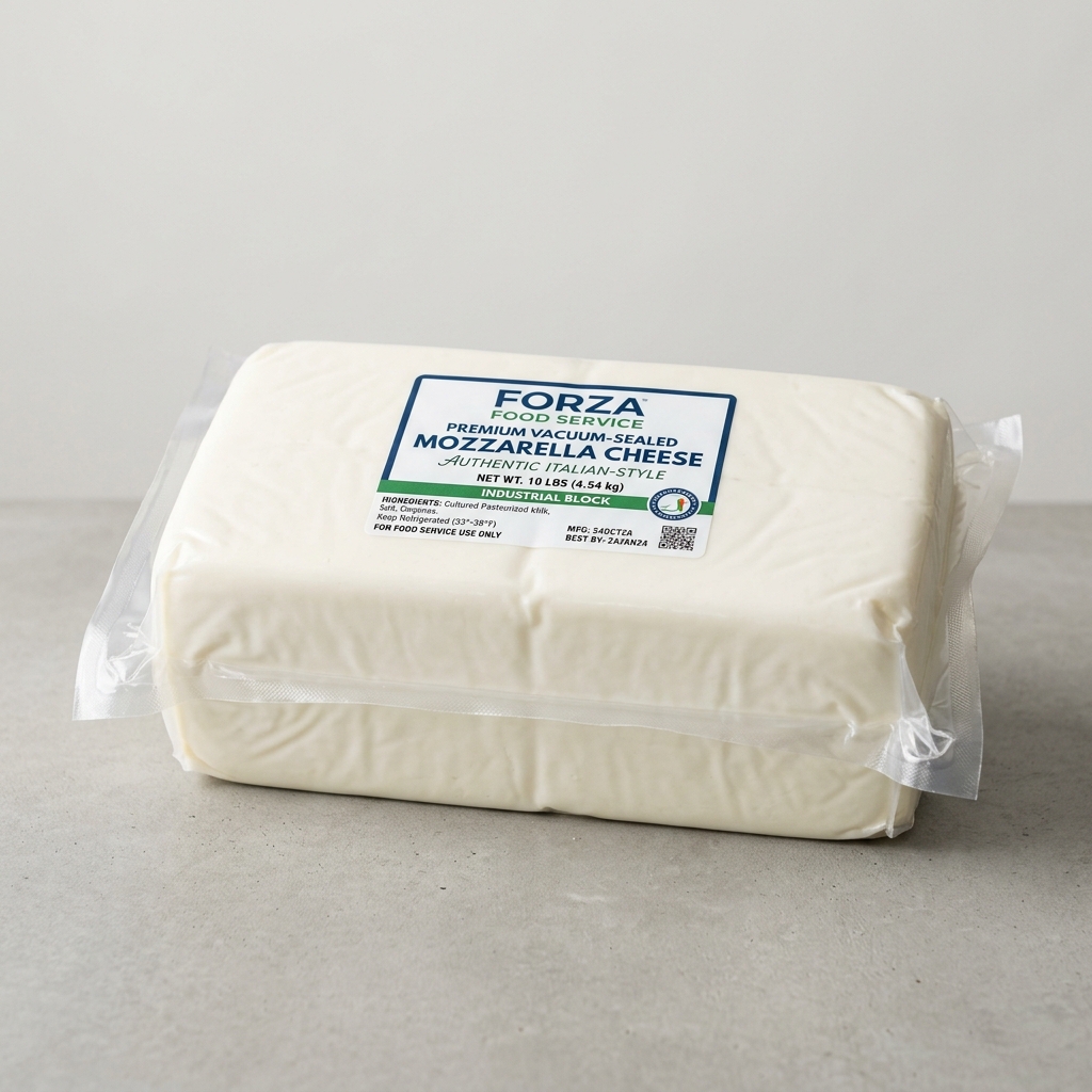 Queso Mozzarella LACENSA empacado al vacío para Food Service
